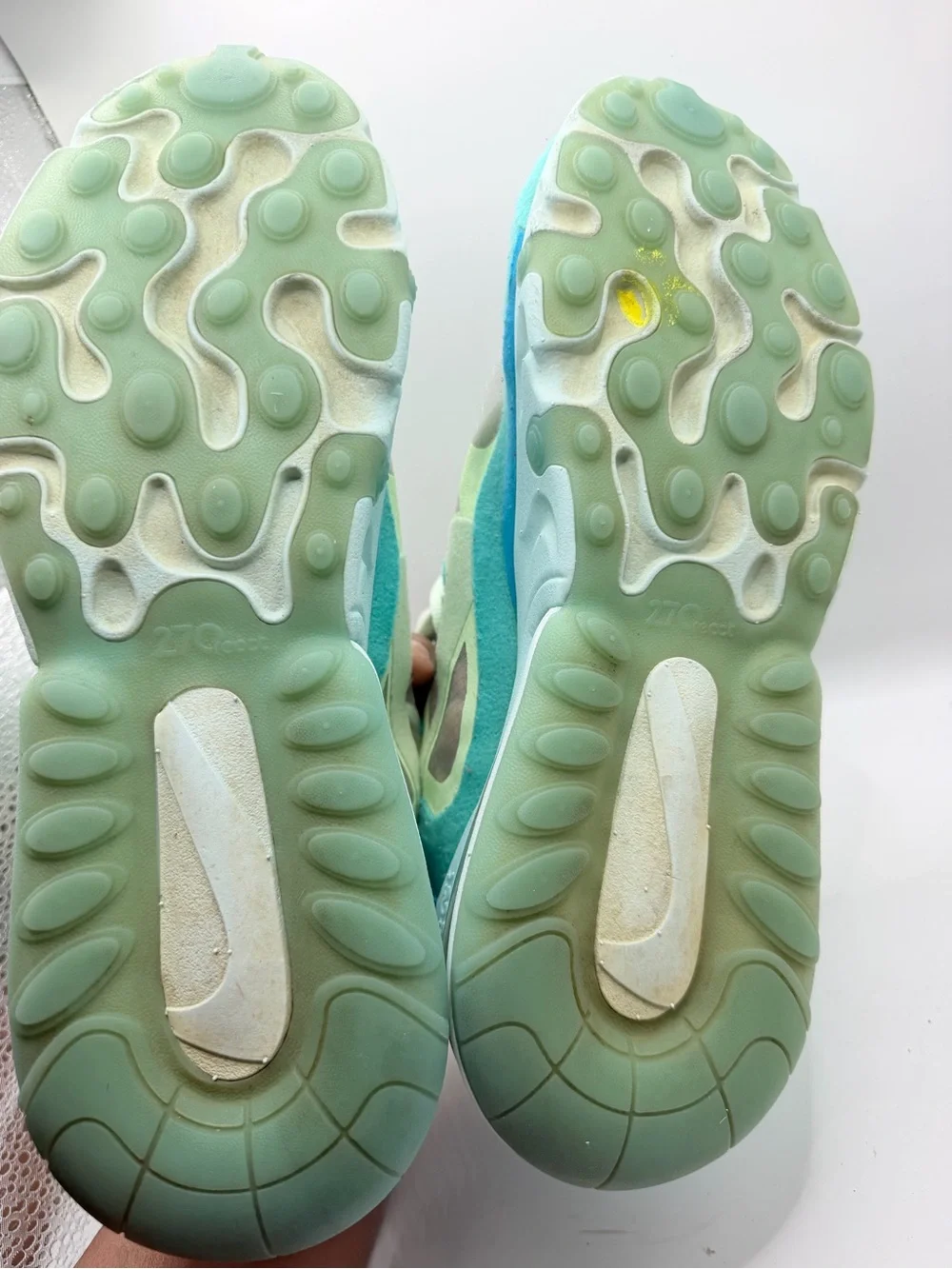 Nike Women's Pastel Teal & Mint Layered Sneakers